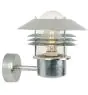 Nordlux Vejers Wandleuchte Verzinkter Stahl und Glas Grau | IP54 - Geeignet für E27